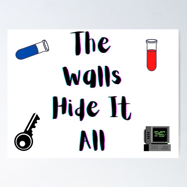 Item preview, The Walls Hide It All designed and sold by Cora Gregory.