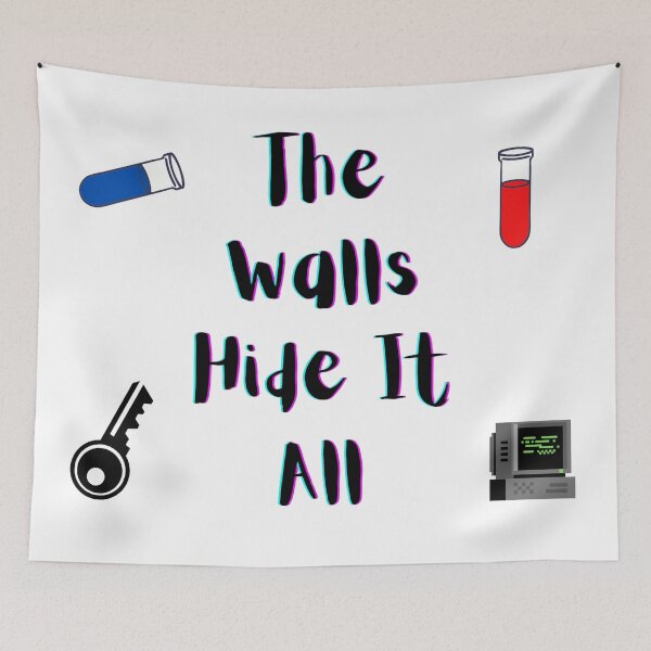 Item preview, The Walls Hide It All designed and sold by Cora Gregory.
