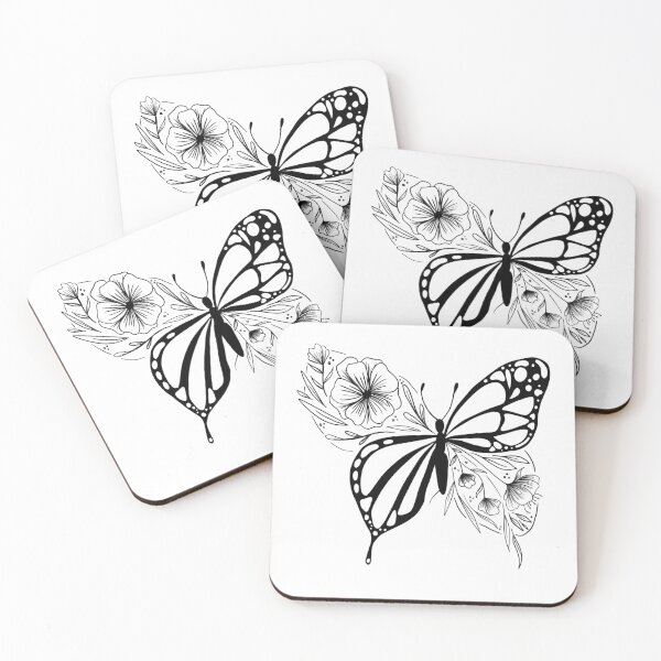 Item preview, Floral butterfly designed and sold by caitlinkb2.