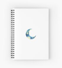 Starry Moon Spiral Notebook