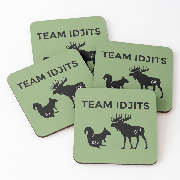 Item preview, team idjits! - black designed and sold by lexicolor.