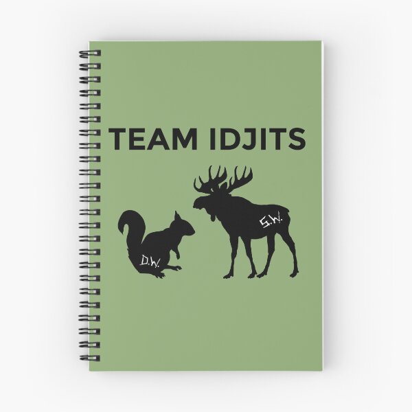 Item preview, team idjits! - black designed and sold by lexicolor.