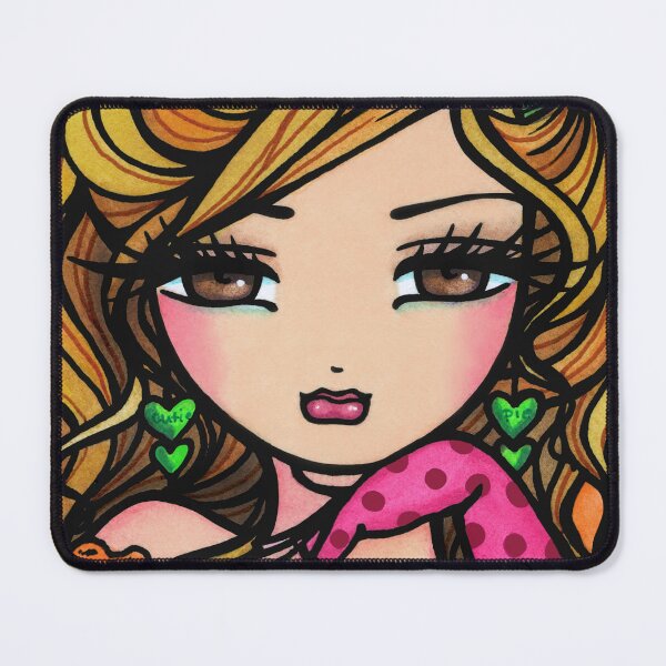 Item preview, Valentines Day Sweet Candy Girl Whimsical Fantasy Art designed and sold by hannahlynnart.