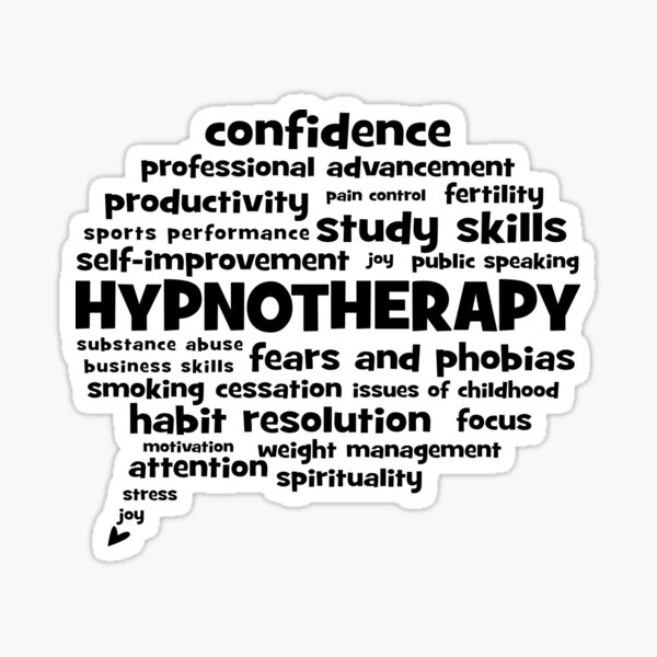 Item preview, Hypnotherapy Words designed and sold by LouiseFranksArt.