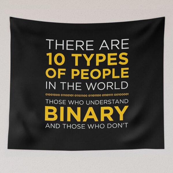 Item preview, 10 Types Of People Binary Coding designed and sold by shopCovo.