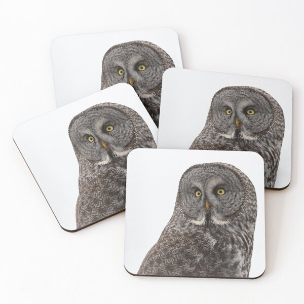 Item preview, Great Gray Owl Portrait designed and sold by Andrea King.
