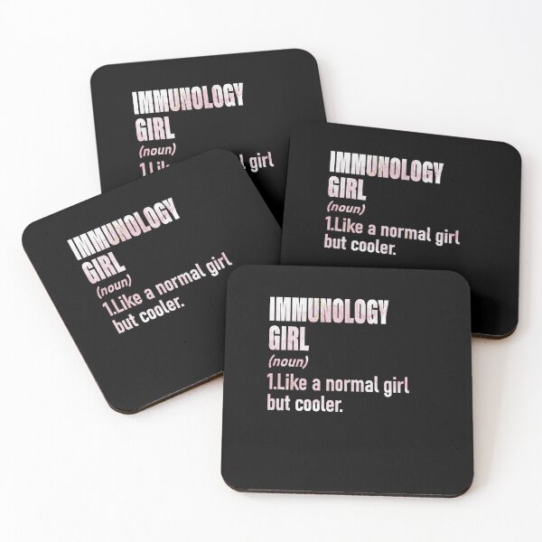 Item preview, Watercolor Immunology Girl Funny Saying designed and sold by Flying-Pencil.