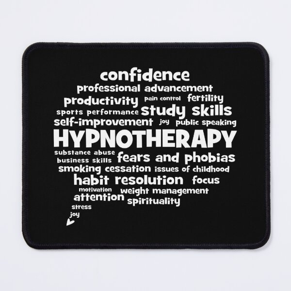 Item preview, Hypnotherapy Words (White Text Edition) designed and sold by LouiseFranksArt.