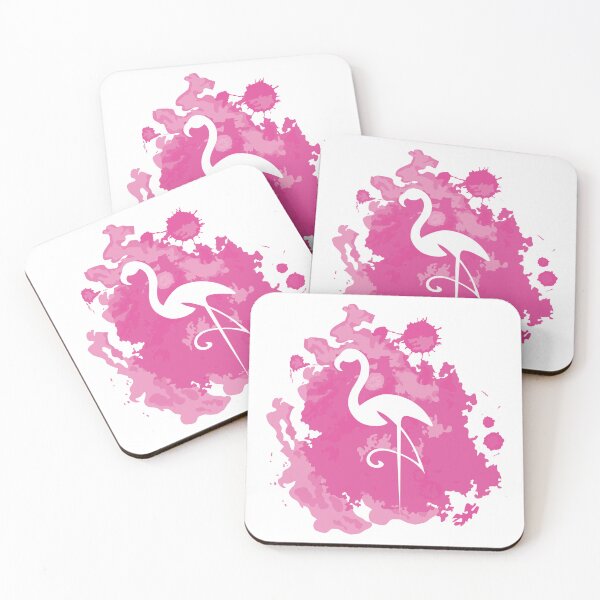 Artikelvorschau, niedliche rosa Flamingo-Clipart - Aquarellgrafik entworfen und verkauft von The-Meraki-Man.