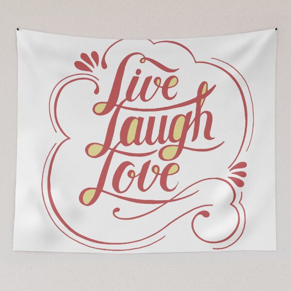 Item preview, Live Laugh Love - Inspiring - Affirmation designed and sold by SpotWarehouse.
