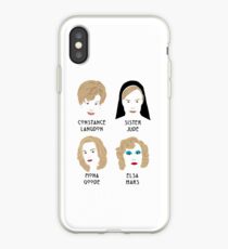 The faces of Jessica Lange iPhone Case