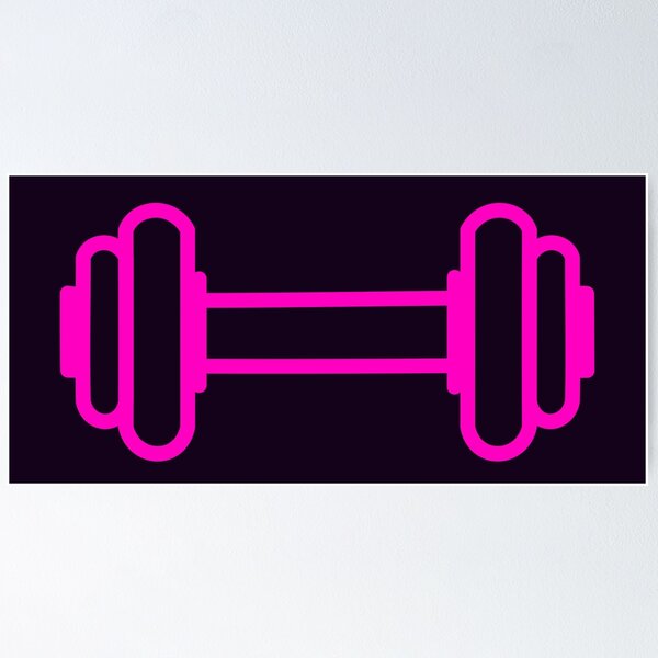 Home Gym Dumbbell Exercise Poster 3-Pack