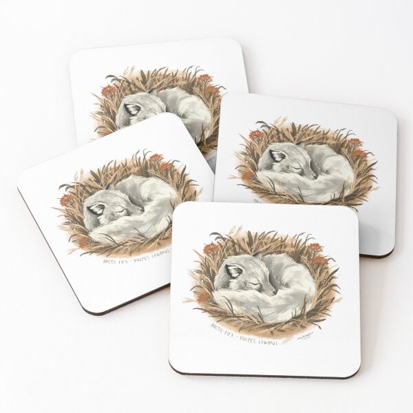 Item preview, Sleeping Arctic Fox designed and sold by Amy Hamilton.