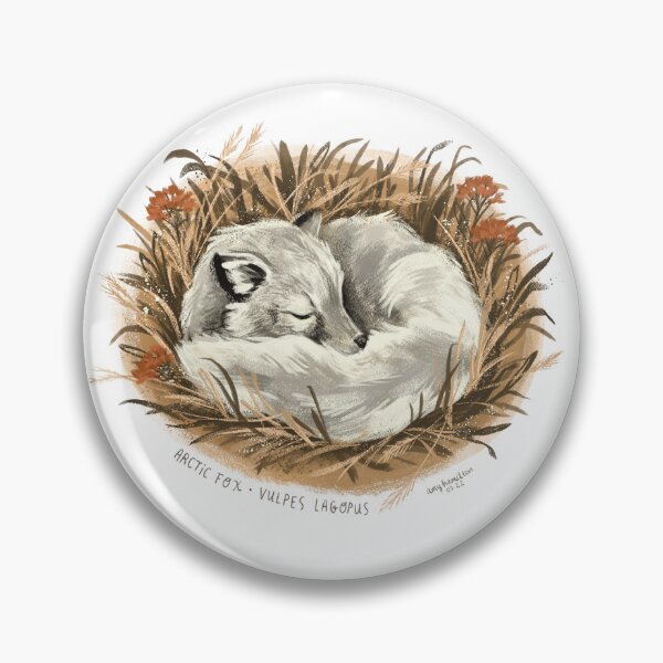 Item preview, Sleeping Arctic Fox designed and sold by Amy Hamilton.