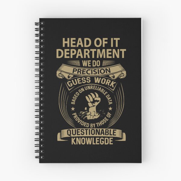 Item preview, Head Of It Department T Shirt - We Do Precision Job Gift Item Tee designed and sold by paneczkopat.