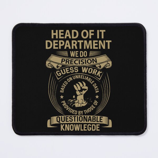 Item preview, Head Of It Department T Shirt - We Do Precision Job Gift Item Tee designed and sold by paneczkopat.