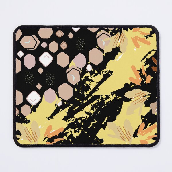 Item preview, SHADED FLORAL ,SHAPES AND YELLOW SHADED PATTERN DESIGN designed and sold by Pranvi19.
