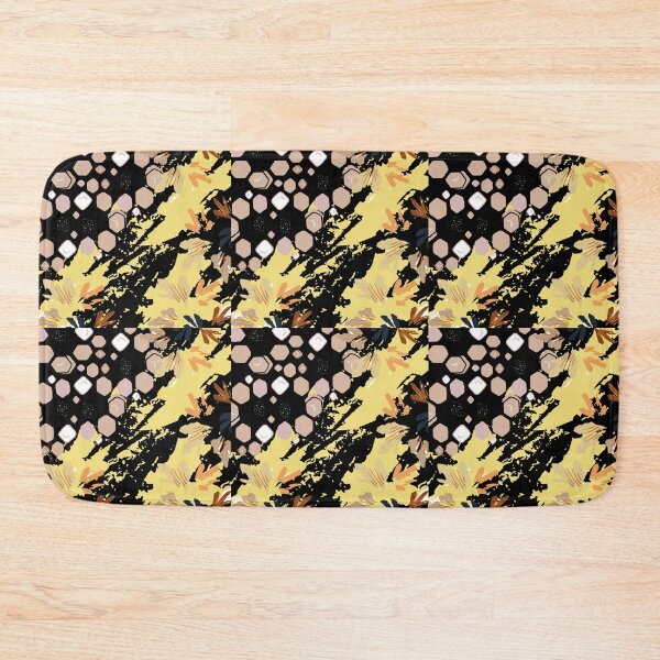 Item preview, SHADED FLORAL ,SHAPES AND YELLOW SHADED PATTERN DESIGN  designed and sold by Pranvi19.