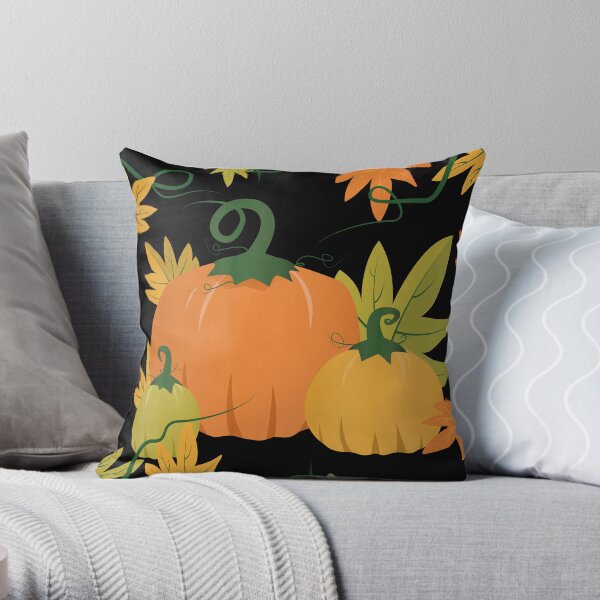 Halloween pumpkins Throw Pillow