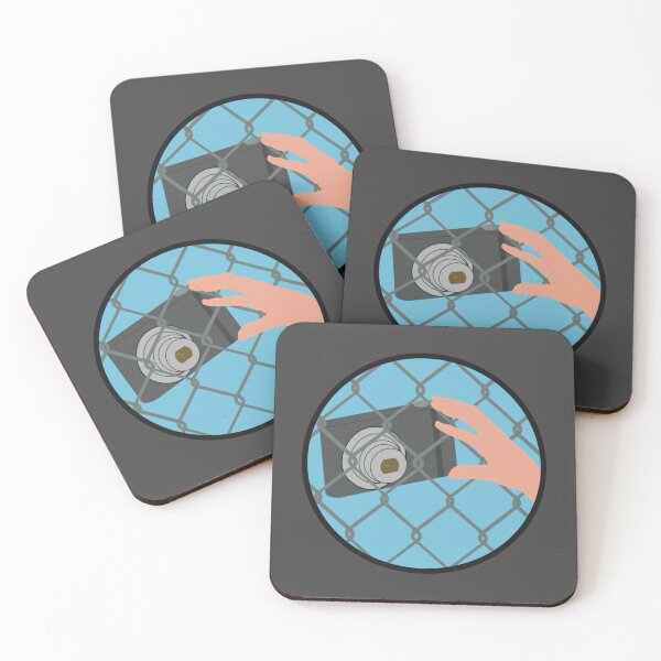 Item preview, Touch My Camera Through the Fence designed and sold by creamsicle cat crafts.