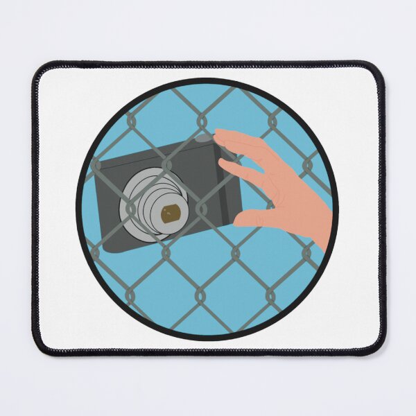 Item preview, Touch My Camera Through the Fence designed and sold by creamsicle cat crafts.