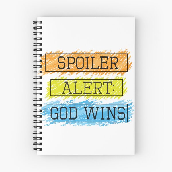 Item preview, Spoiler Alert: God Wins designed and sold by jain-ravi002.