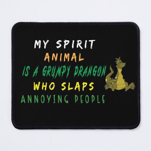 Item preview, My Spirit Animal Is A Grumpy Dragon Who Slaps Annoying People Shirt, Funny Dragon Shirt, Dragon Lovers Shirt, Animal, Dragon Shirt designed and sold by MIAMI--STORE.