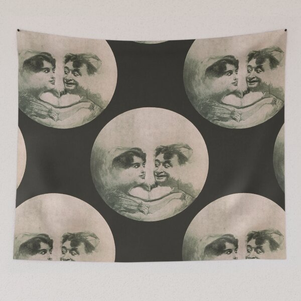 Aperçu de l'œuvre la lune victorienne fait face à l'illusion d'optique créée et vendue par Gossip Rag.
