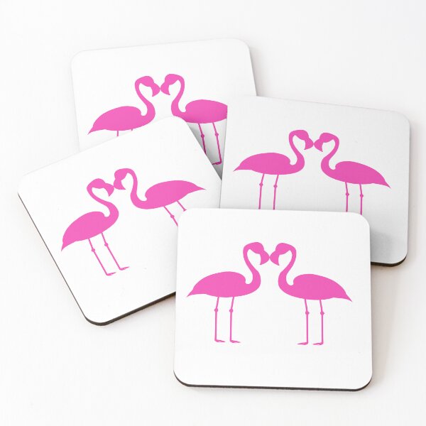 Item preview, 2 pink flamingo in love - flamingo clipart designed and sold by The-Meraki-Man.