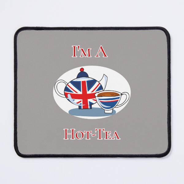 Item preview, I'm A Hot Tea Tea Pot Cup British Flag Design designed and sold by Angela Mello.