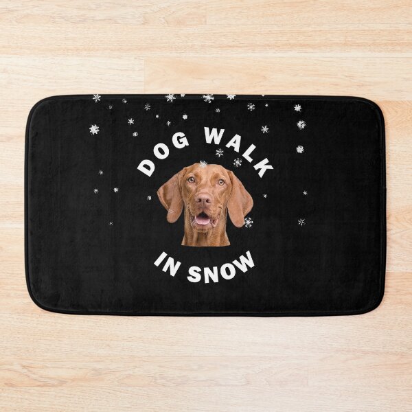 Item preview, Vizsla Dog Walk In Snow  designed and sold by apuppyfeed.