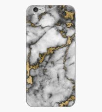 Grauer Marmor gold Streifen Telefon Fall Abdeckung iPhone-Hülle & Cover