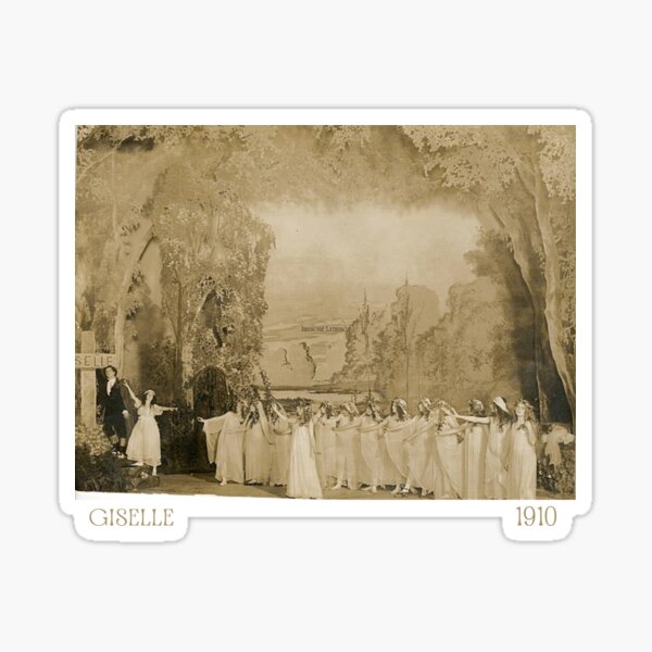 Item preview, Ballet Giselle with Anna Pavlova and Michael Mordkin, 1910 designed and sold by Margauxb.