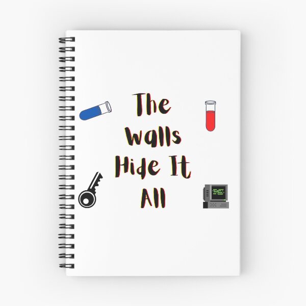 Item preview, The Walls Hide It All yellow and red  designed and sold by Cora Gregory.