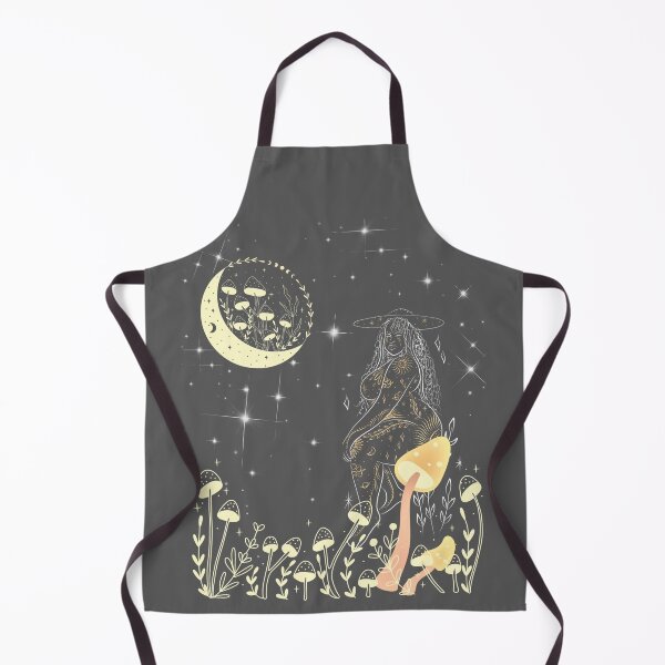 Item preview, Psychedelic Moon Mushroom Goddess designed and sold by Andjela Bakos.