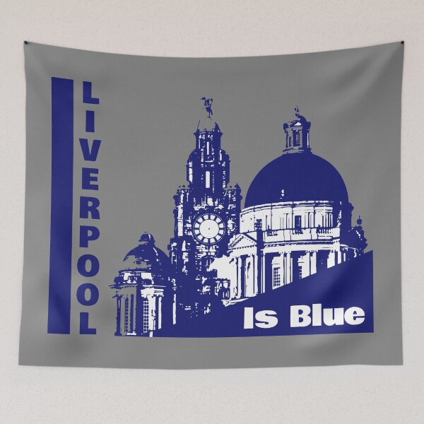 Item preview, liverpool is blue designed and sold by Design Universe.