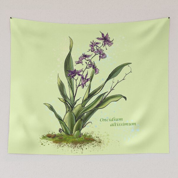 Item preview, Wall painting, Mothers Day card, Easter  botanical drawing, flower drawing, orchid drawing spring designed and sold by bluefox15.