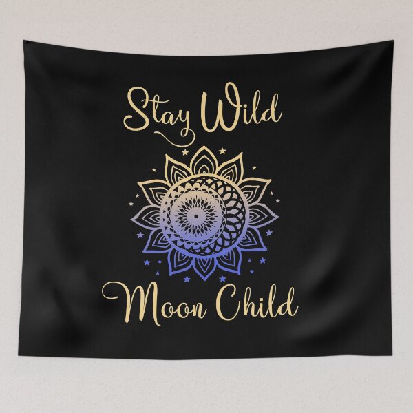Item preview, Stay Wild Moon Child Boho designed and sold by Fran Fryberg.