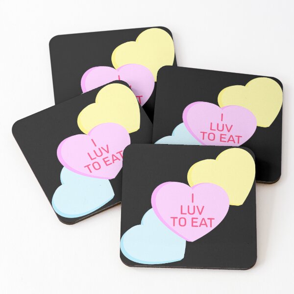 Item preview, Conversation Hearts - I Luv to Eat - Valentines Day designed and sold by skauff.
