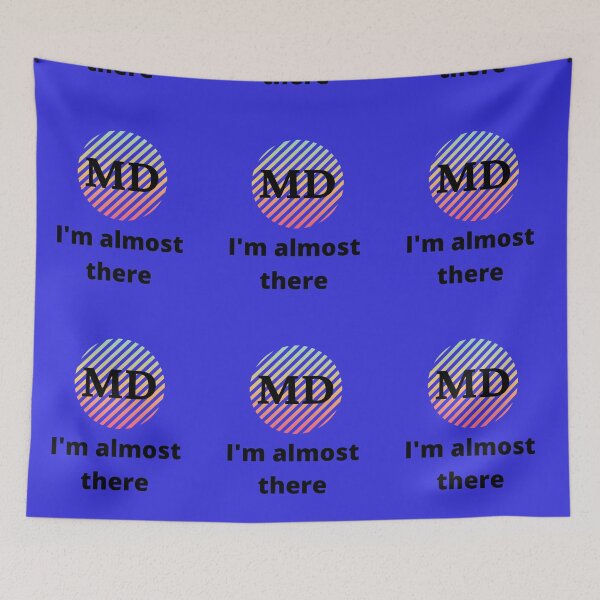 Item preview, MD im almost there doctor t shirt future doctor  ,doctors t shirt,valentines day designed and sold by medoutfits.