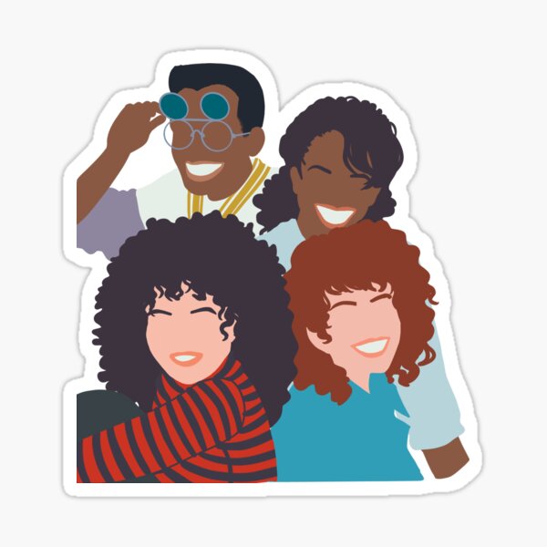 A Different World - Group Illustration Sticker