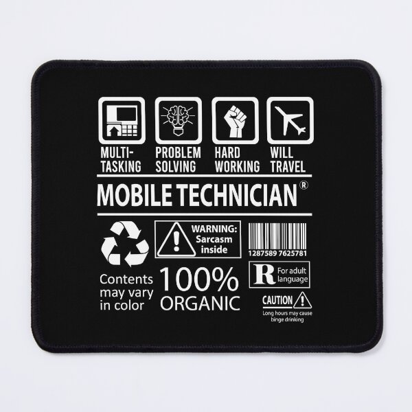 Item preview, Mobile Technician T Shirt - MultiTasking Certified Job Gift Item Tee designed and sold by sabinacsnm.