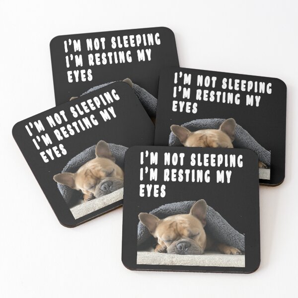 Item preview, I'M NOT SLEEPING, I'M RESTING MY EYES. designed and sold by GOLDFAMILYSHOP.