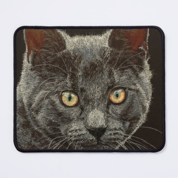 Item preview, Shorthaired grey cat designed and sold by BeckyKidus.