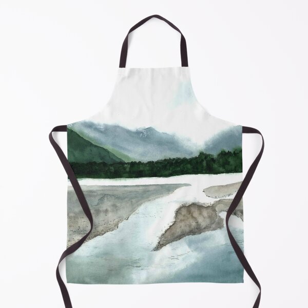 Item preview, Dart River - watercolour painting designed and sold by Karottenlotte.