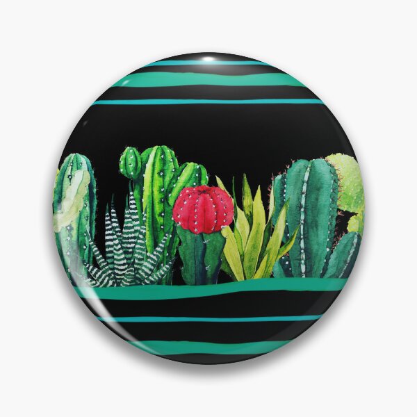 Item preview, succulents,cactus trendy watercolor pattern designed and sold by cutecrazytshirt.