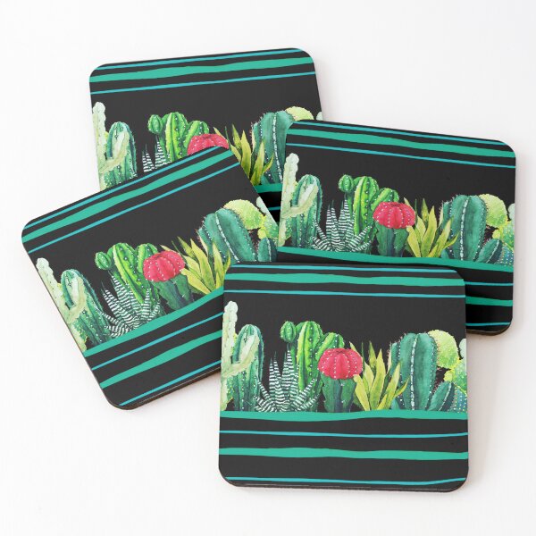 Item preview, succulents,cactus trendy watercolor pattern designed and sold by cutecrazytshirt.