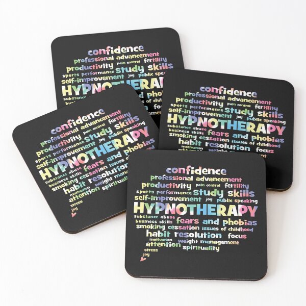 Item preview, Hypnotherapy Words (Tie Dye Text Edition) designed and sold by LouiseFranksArt.