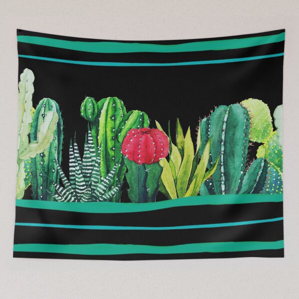 Item preview, succulents,cactus trendy watercolor pattern designed and sold by cutecrazytshirt.