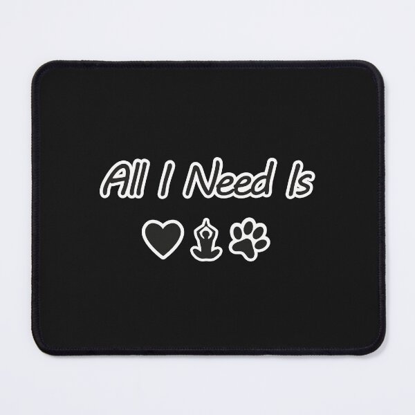 Item preview,  All I Need Is Love And Yoga And A Dog - Funny Yoga And Dog Lovers shirt designed and sold by Ay-mane.